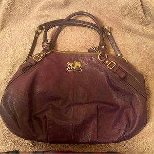 Coach Leather Madison Satchel